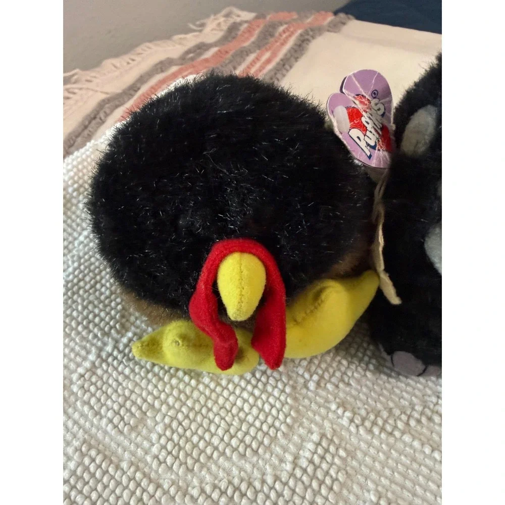 Vintage Swibco Puffkins Plush Lot Turkey Gorilla Duck Bean Bag Toys NWT